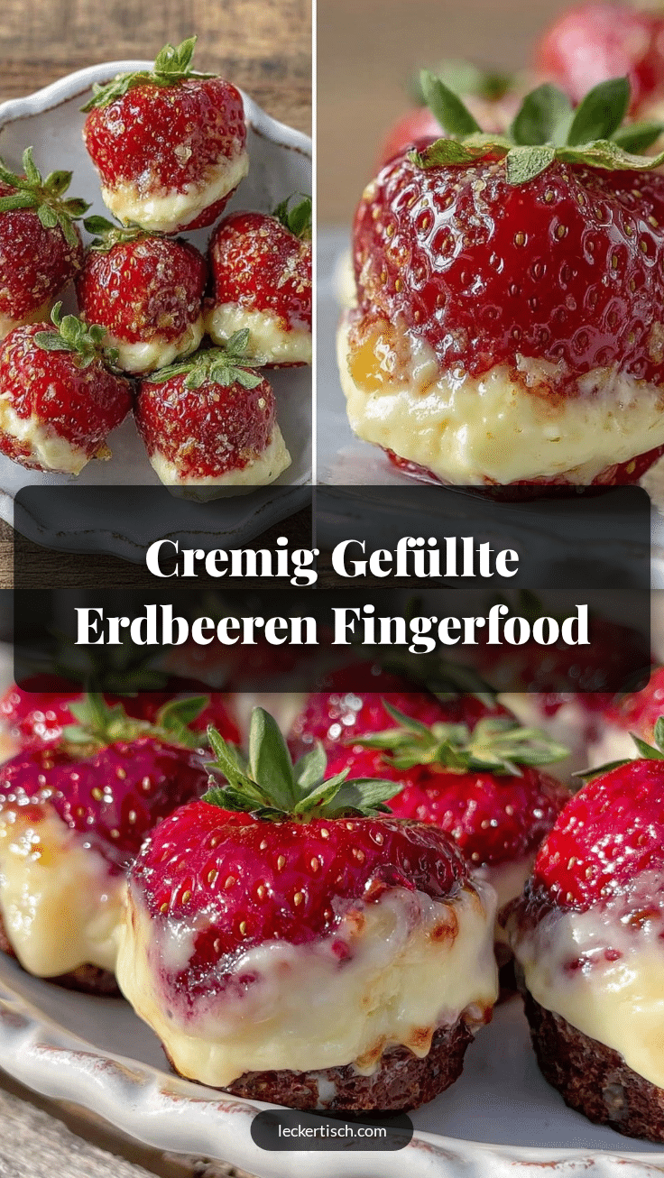 cremig gefüllte erdbeeren recipe