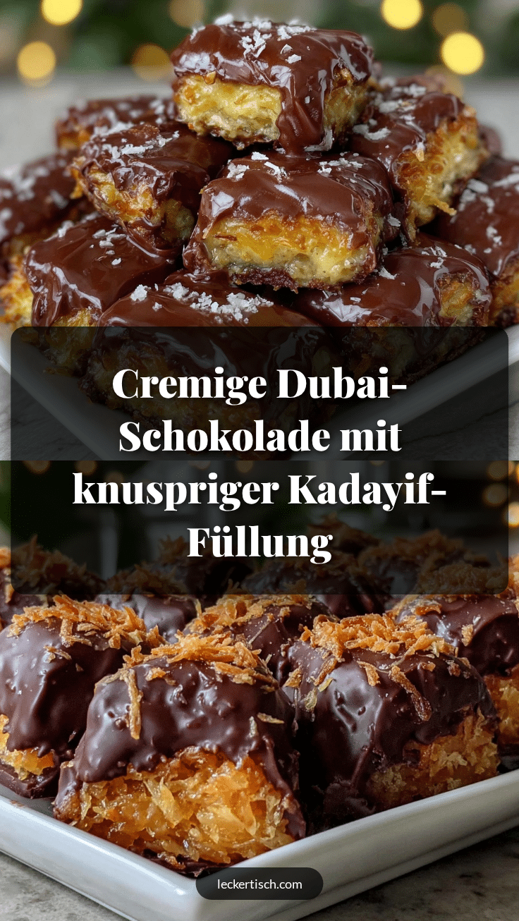 cremige Dubai-Schokolade recipe