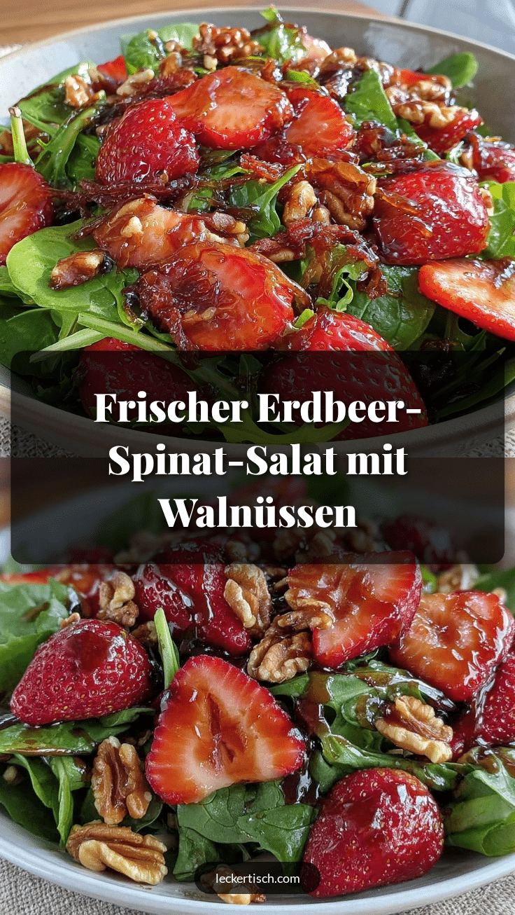 Erdbeer-Spinat-Salat recipe