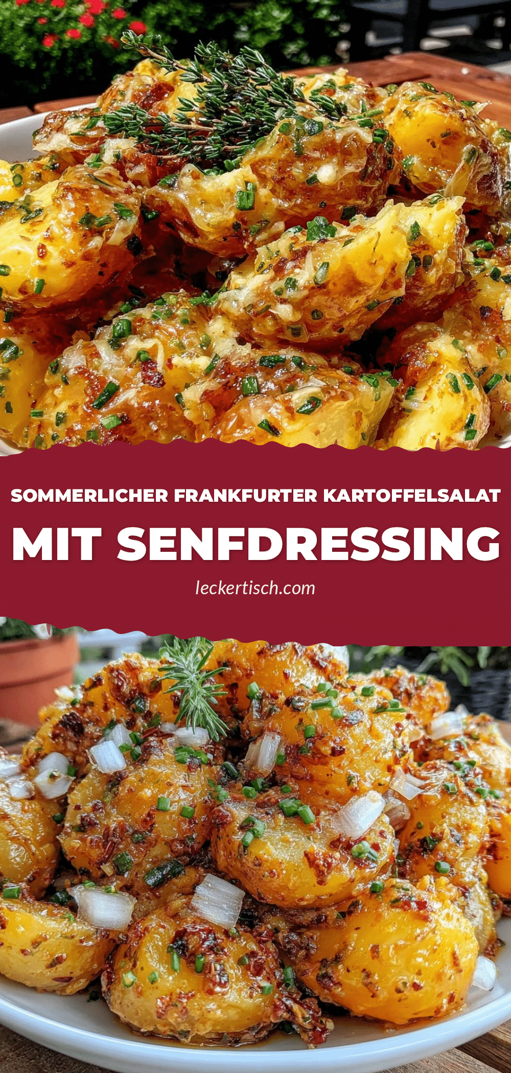 Frankfurter Kartoffelsalat mit Senfdressing recipe