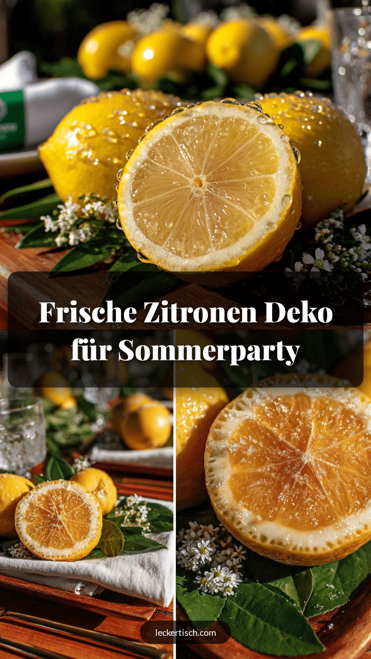 frische zitronen deko recipe