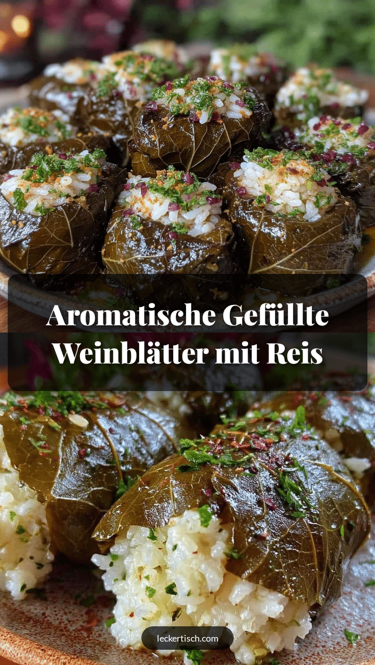 gefüllte weinblätter rezept recipe
