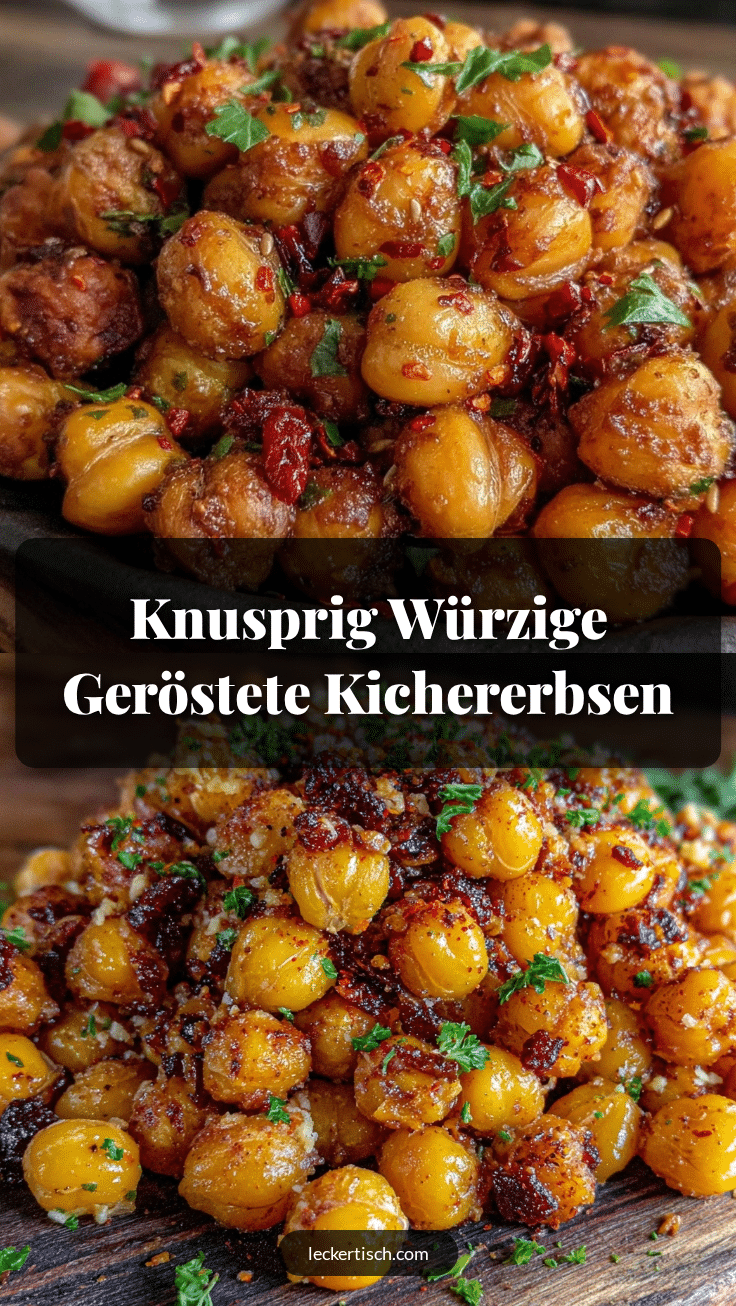 knusprige geröstete kichererbsen recipe