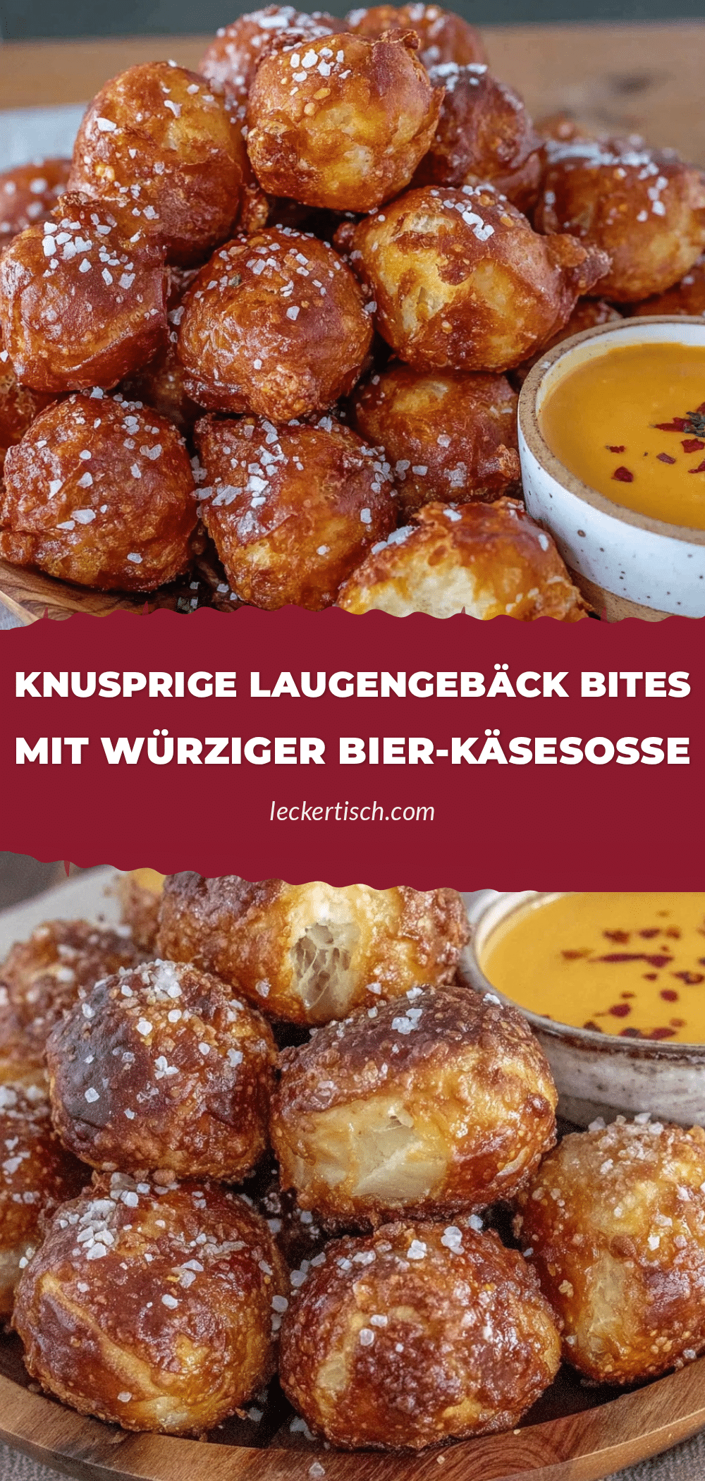 Laugengebäck Bites recipe