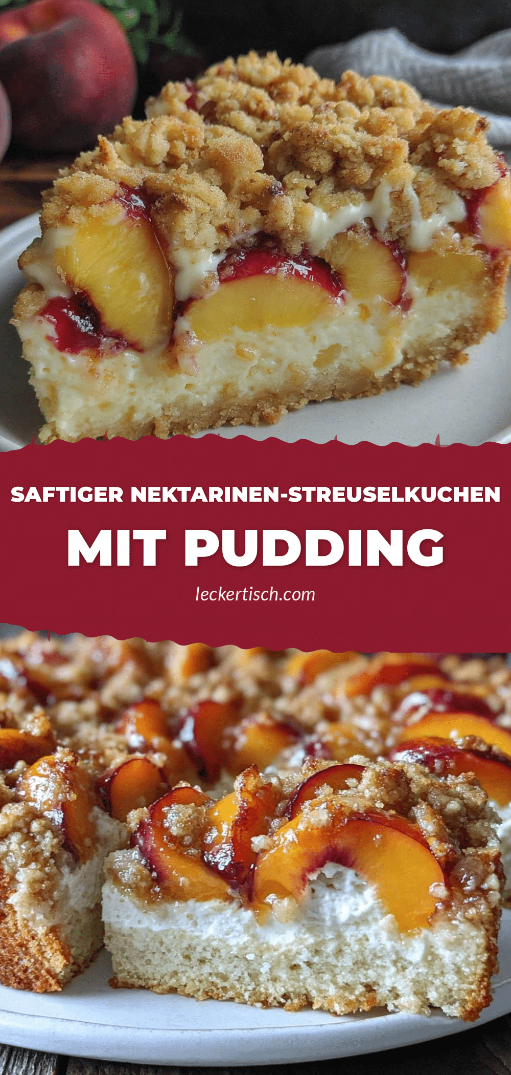 Nektarinen-Streuselkuchen recipe