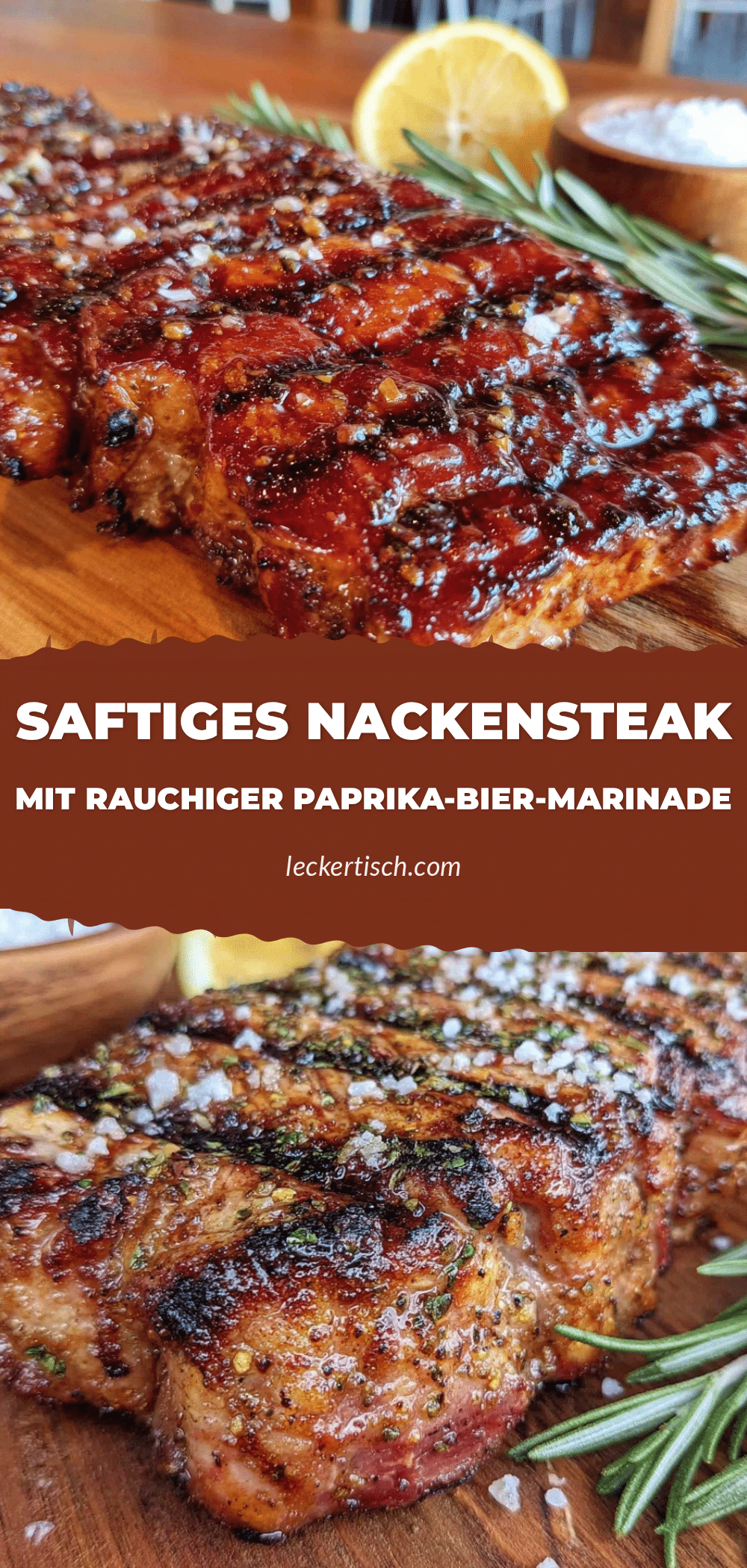 Pork Nackensteak grillen recipe