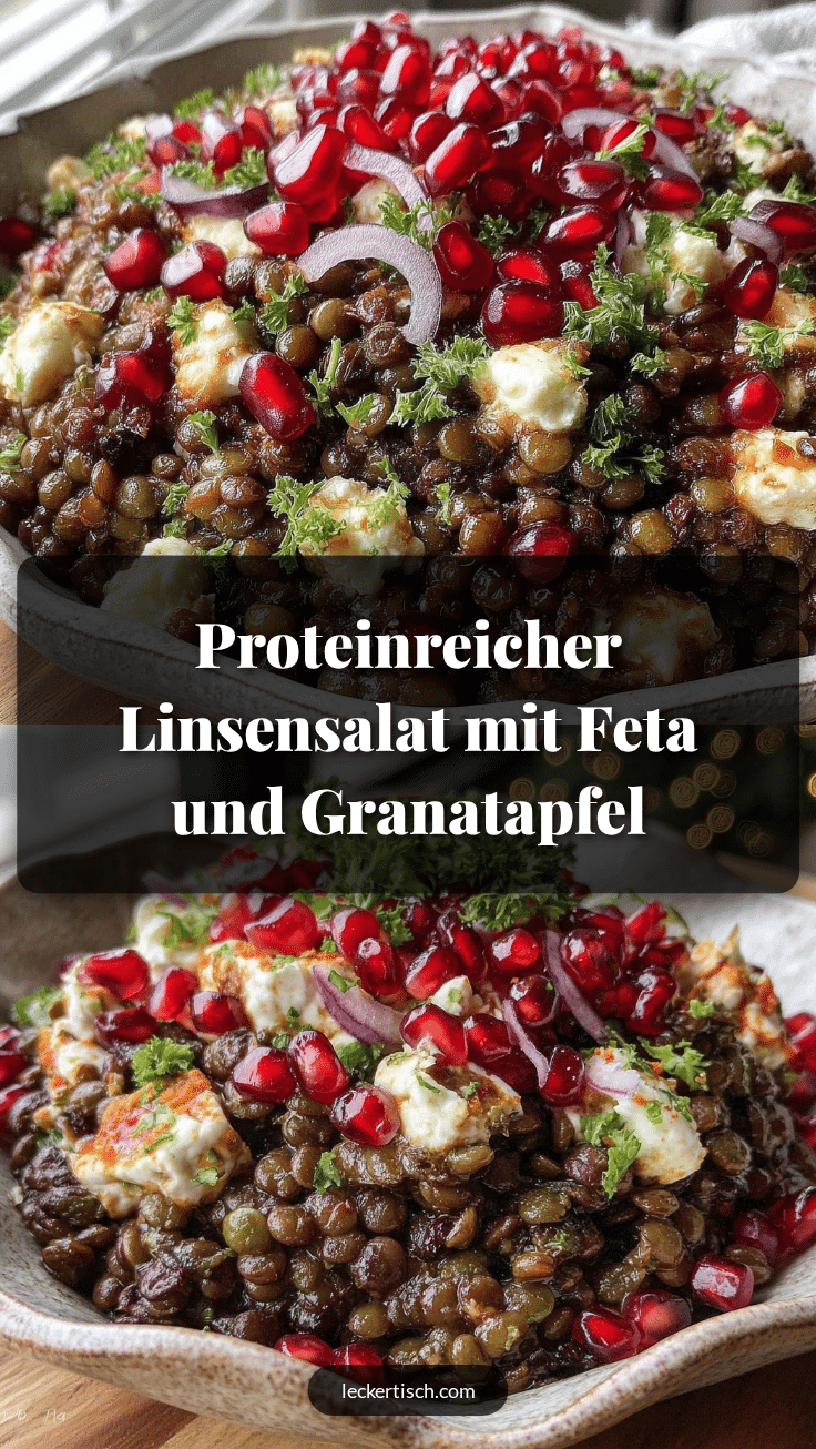 proteinreicher Linsensalat recipe