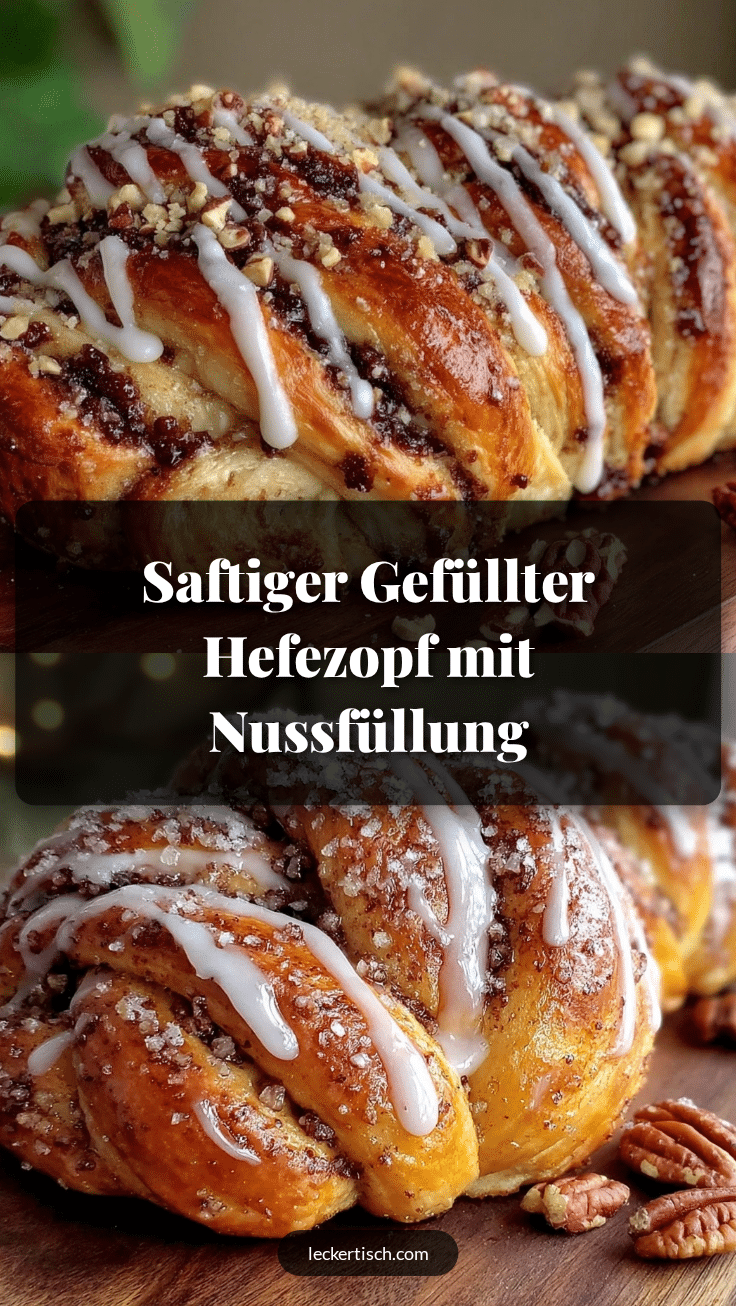 saftiger gefüllter hefezopf mit nussfüllung recipe