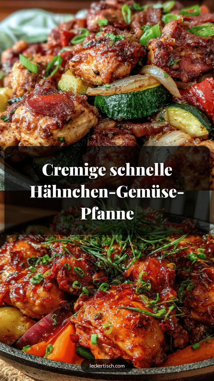 schnelle Hähnchen-Gemüse-Pfanne recipe