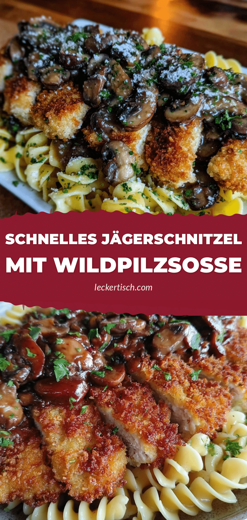schnelles 30-minuten jägerschnitzel recipe