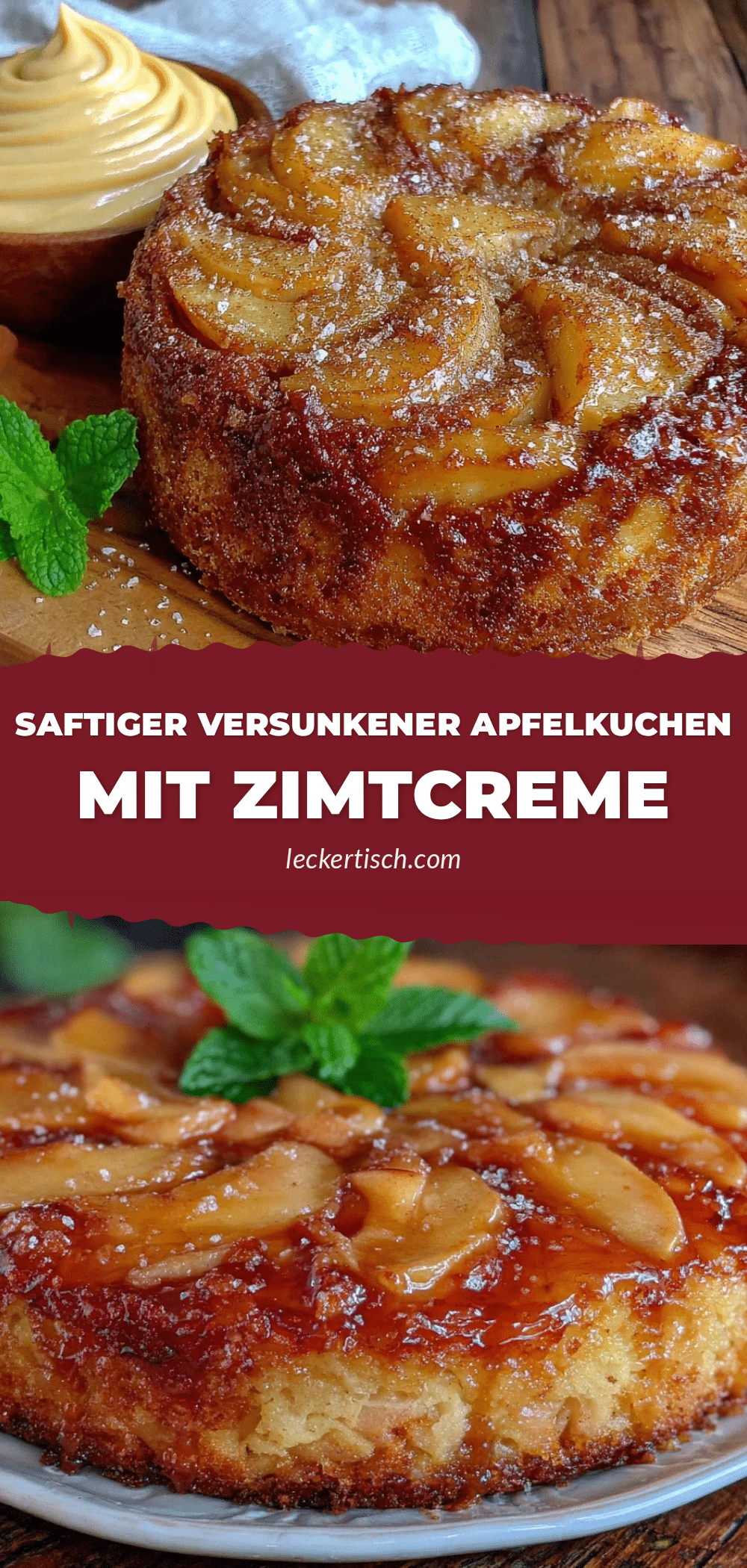 versunkener Apfelkuchen recipe