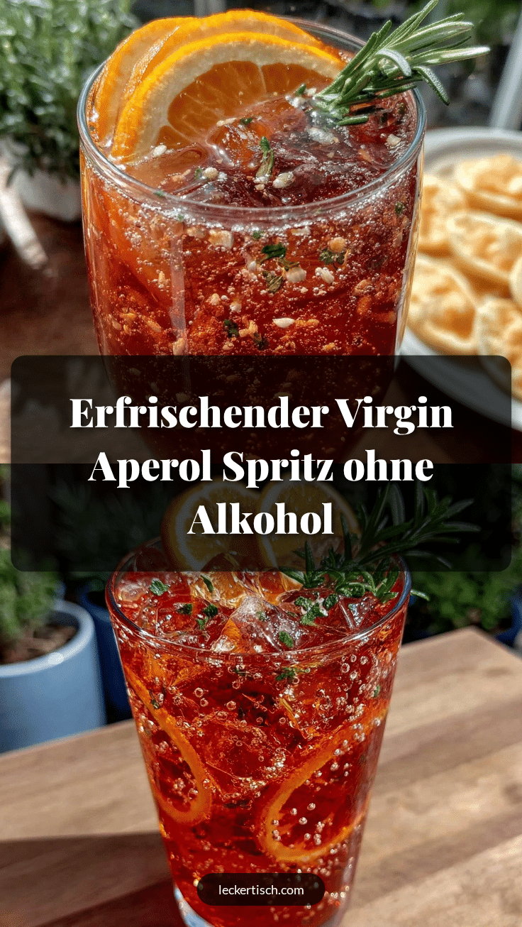Virgin Aperol Spritz ohne Alkohol recipe