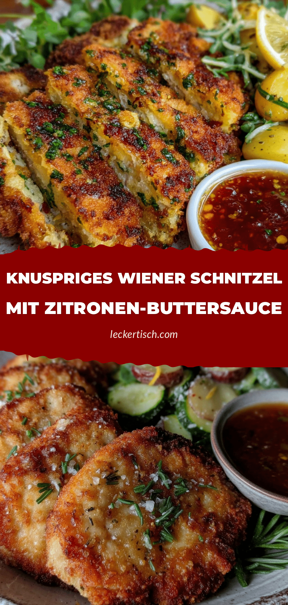 Wiener Schnitzel mit Zitronen-Buttersauce recipe