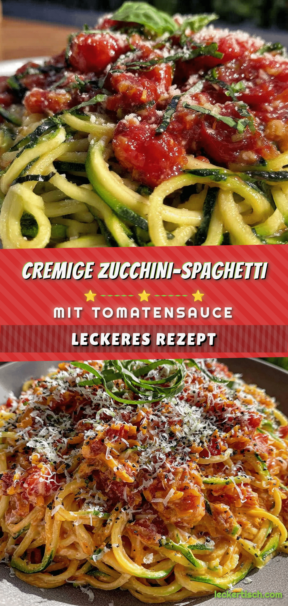 cremige zucchini-spaghetti recipe