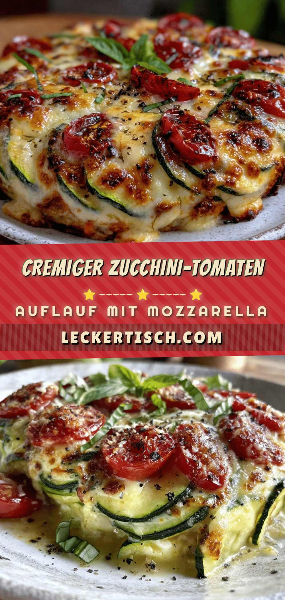 cremiger Zucchini-Tomaten-Auflauf recipe