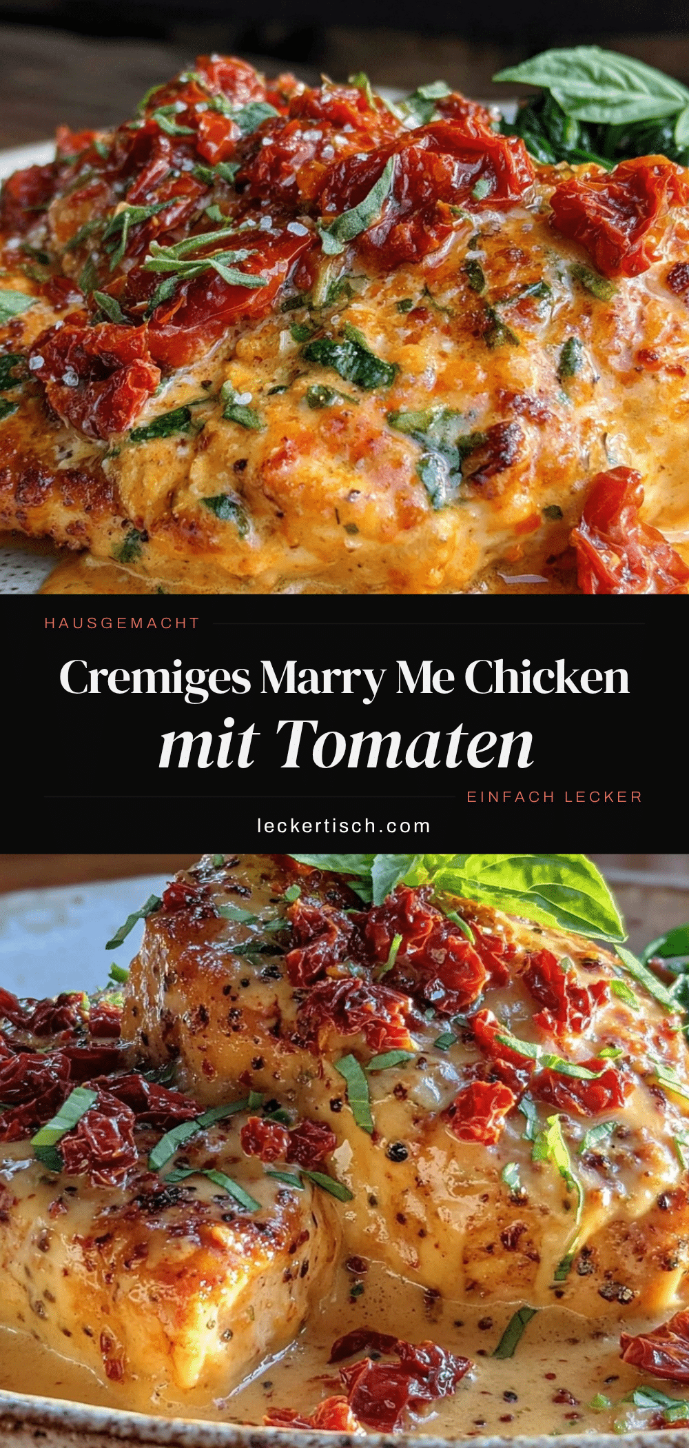 cremiges Marry Me Chicken recipe
