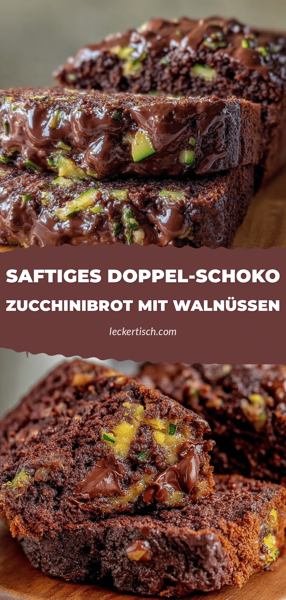 Doppel-Schoko Zucchinibrot recipe