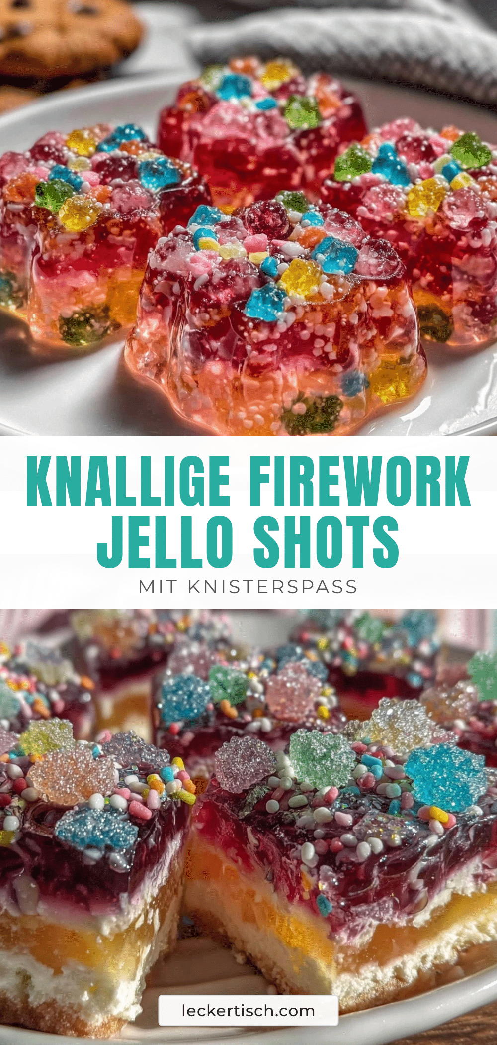 Firework Jello Shots recipe