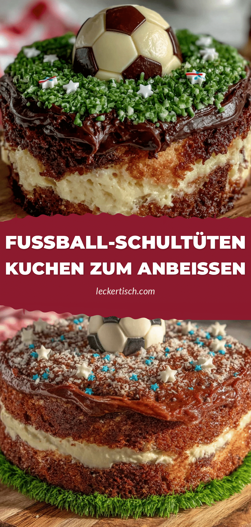 Fußball-Schultüten-Kuchen recipe