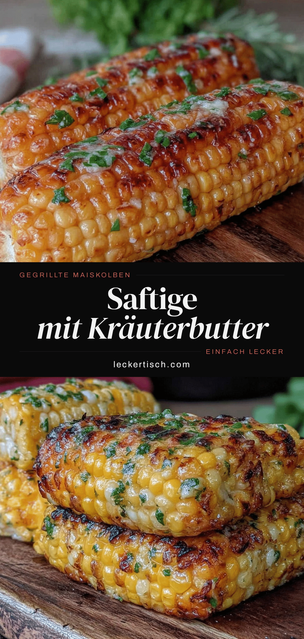gegrillte Maiskolben mit Kräuterbutter recipe