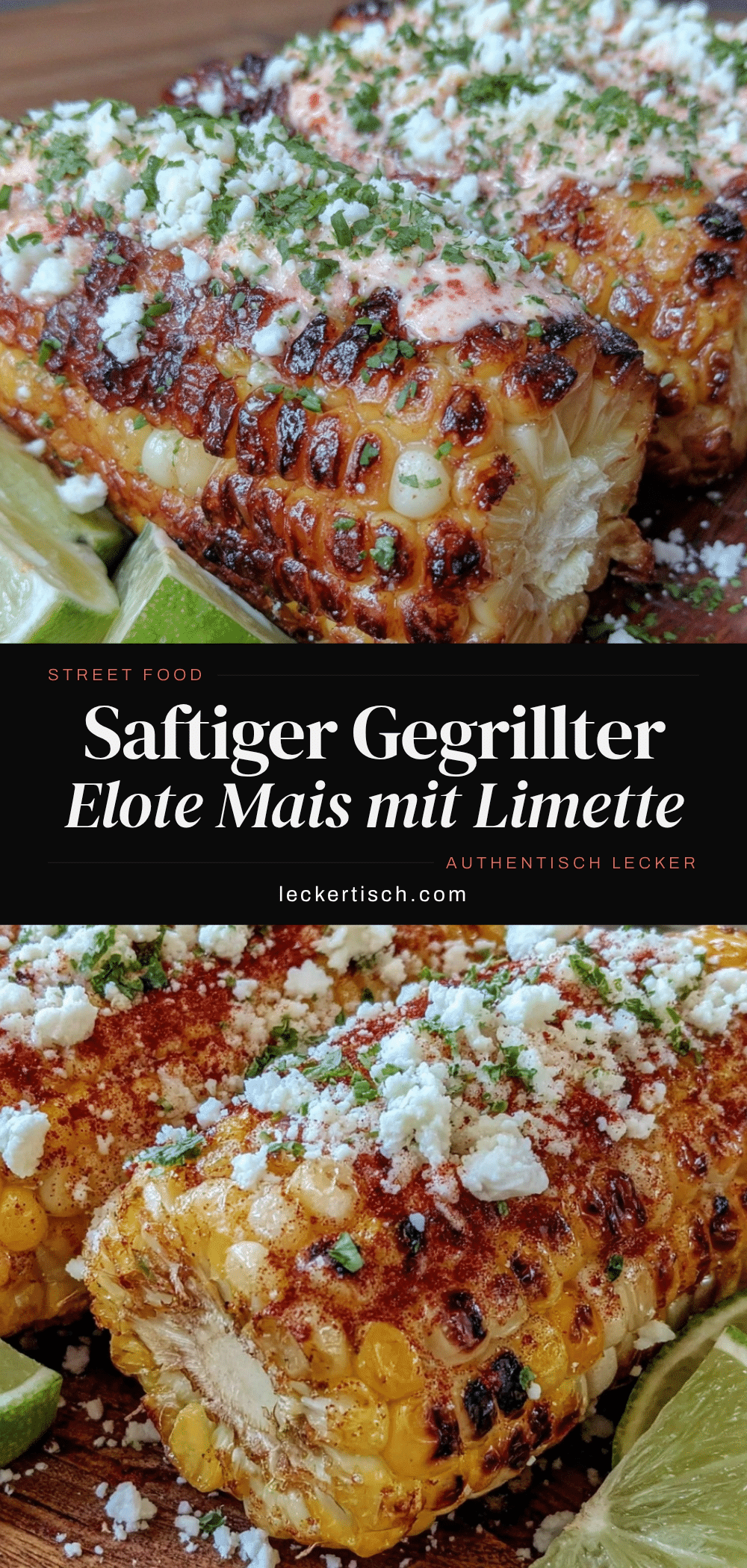 gegrillter Mais im Elote-Stil recipe