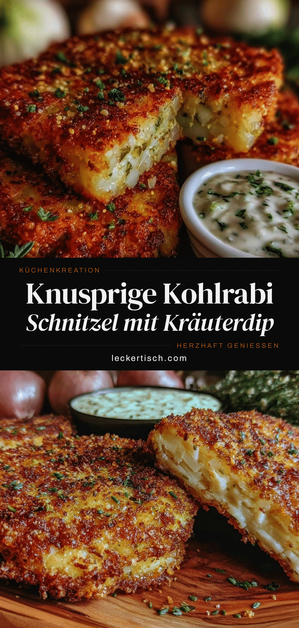 knusprige kohlrabi-schnitzel recipe