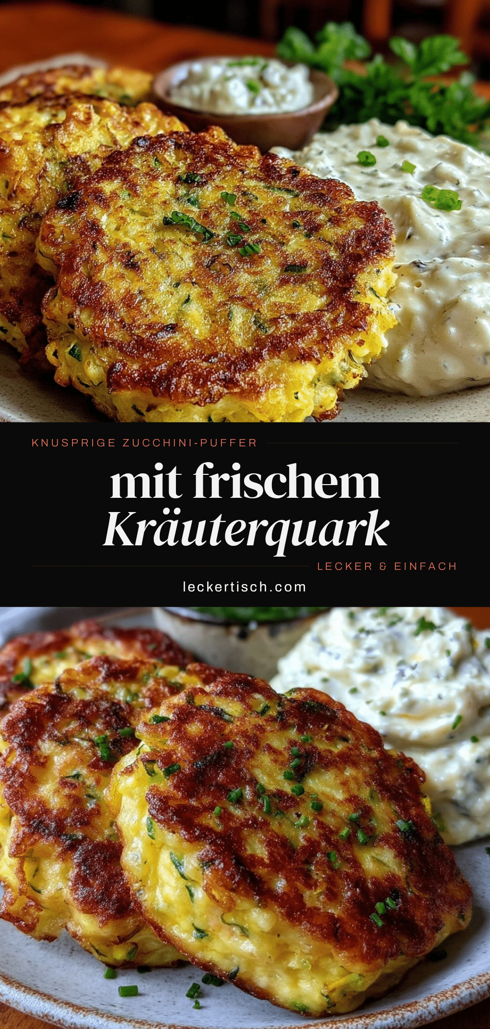 knusprige zucchini-puffer recipe