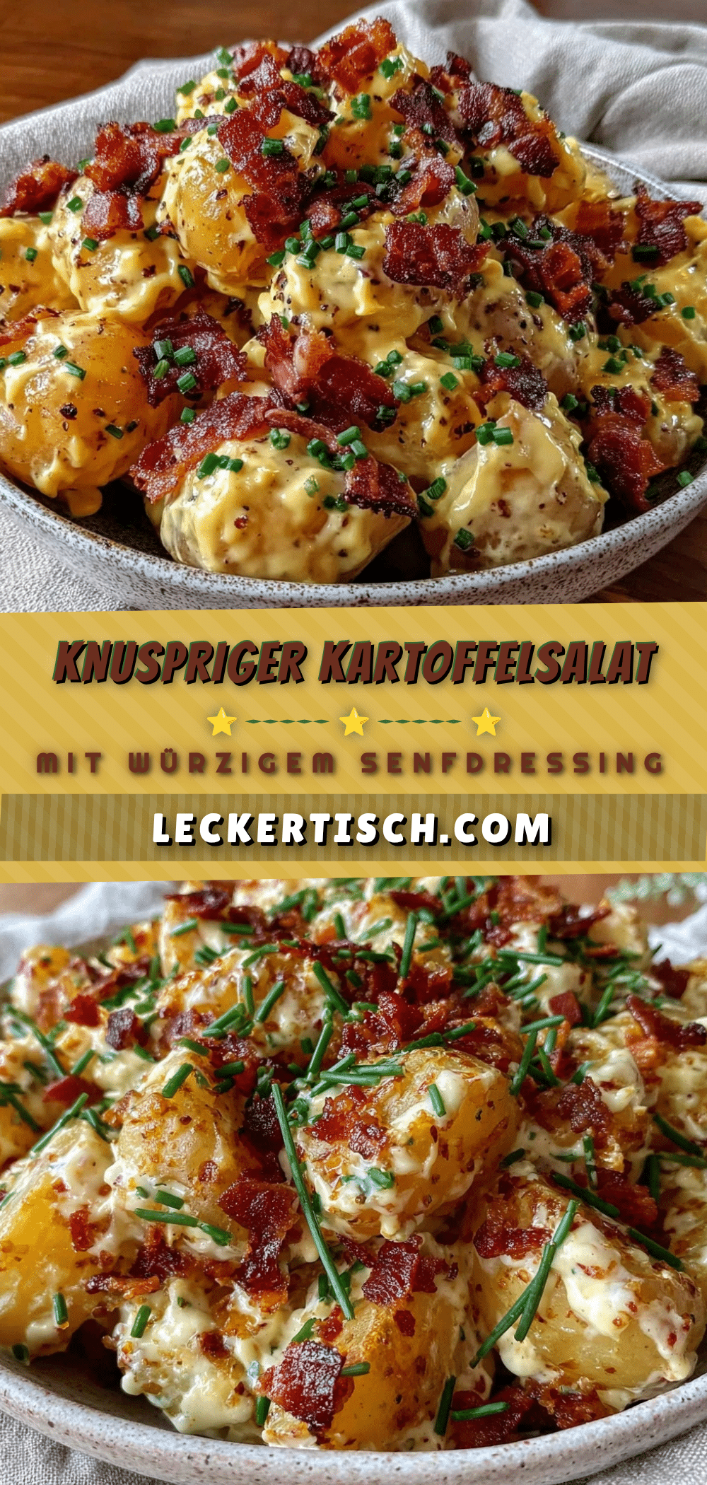 knuspriger Kartoffelsalat mit Speck recipe