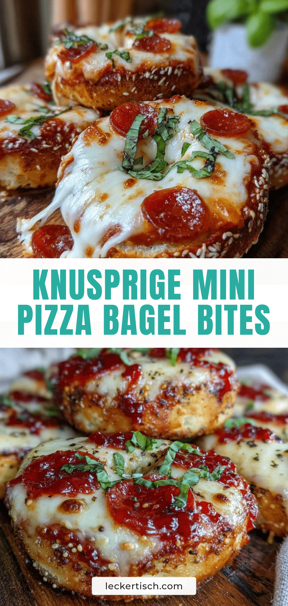 Mini Pizza Bagel Bites recipe