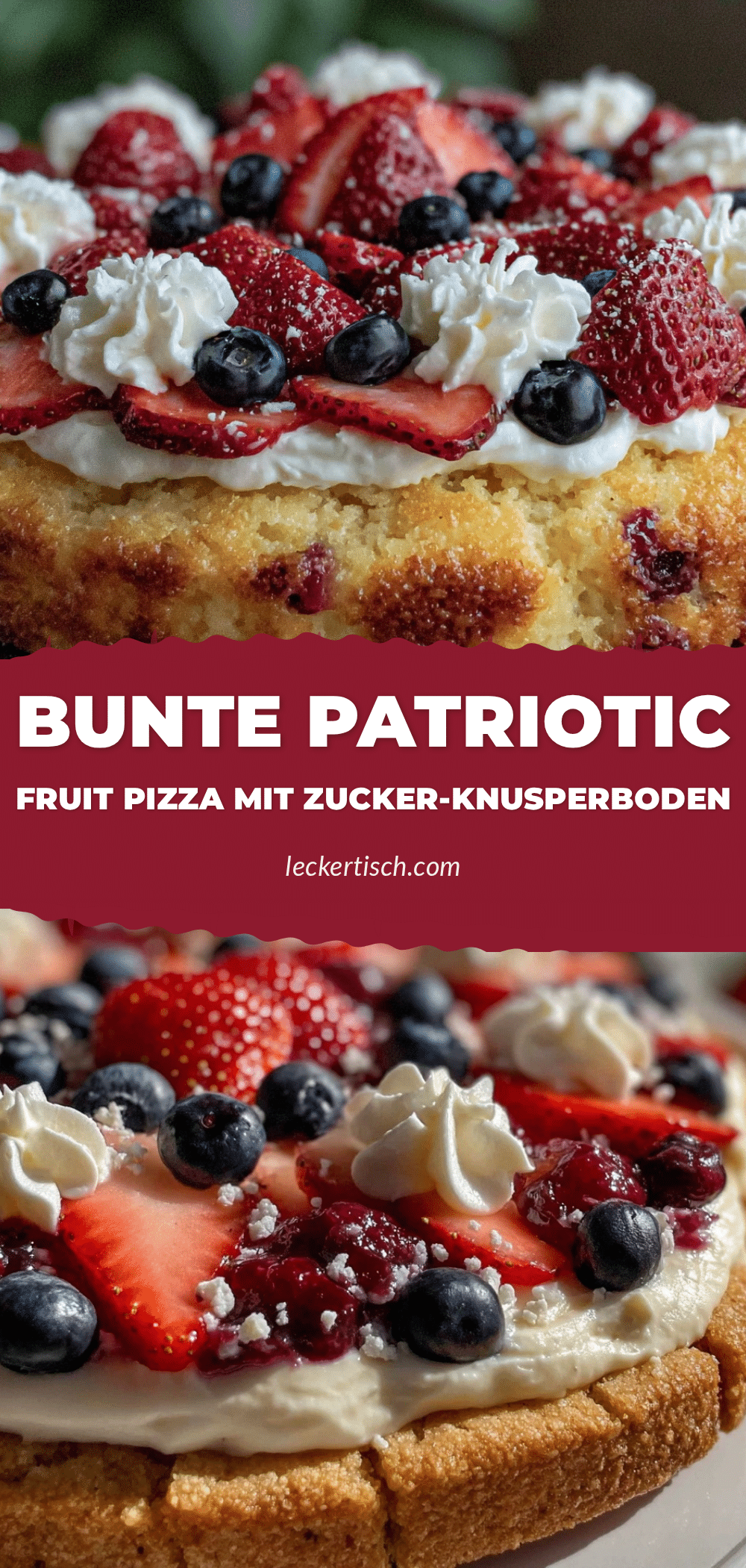 Patriotic Fruit Pizza recipe