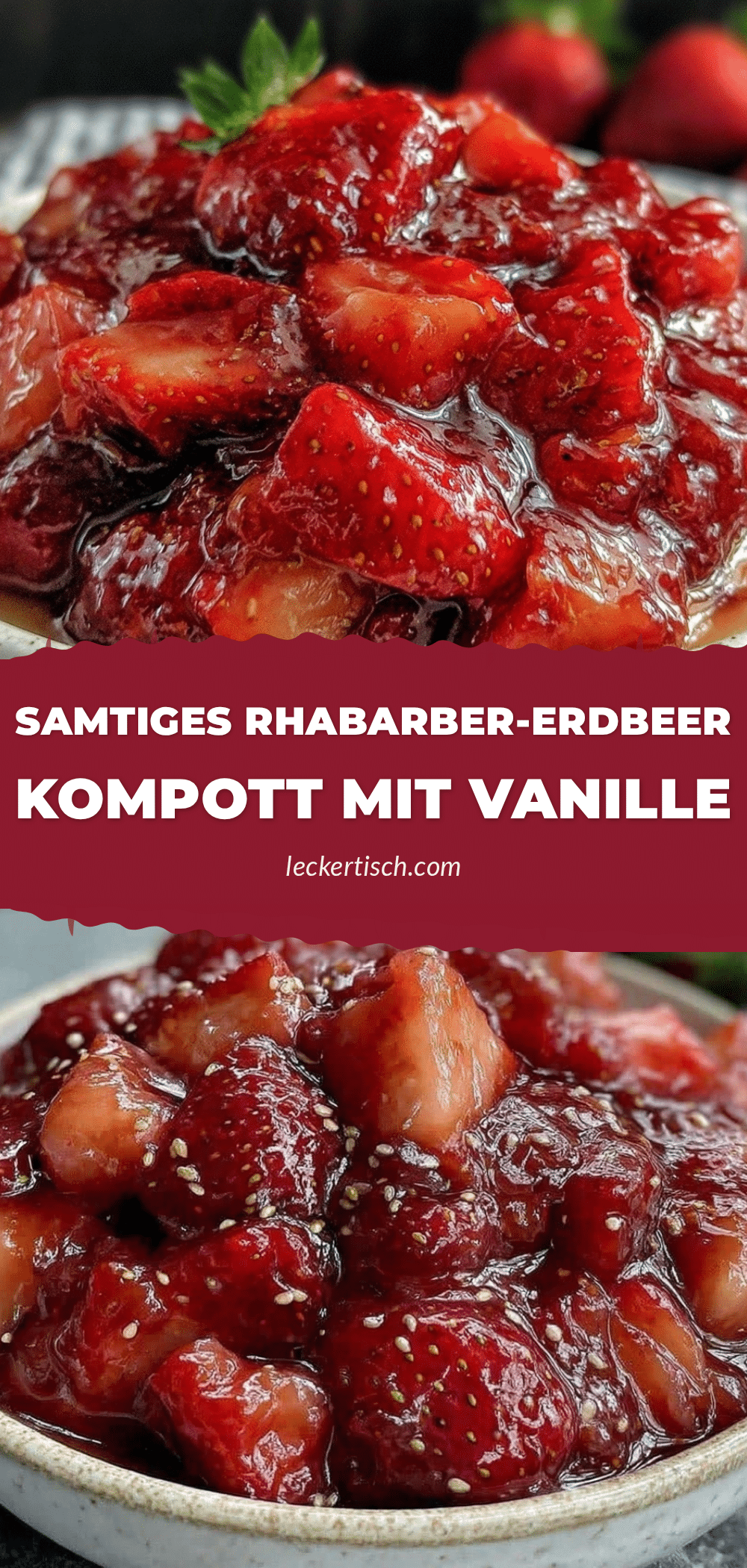 Rhabarber-Erdbeer-Kompott recipe