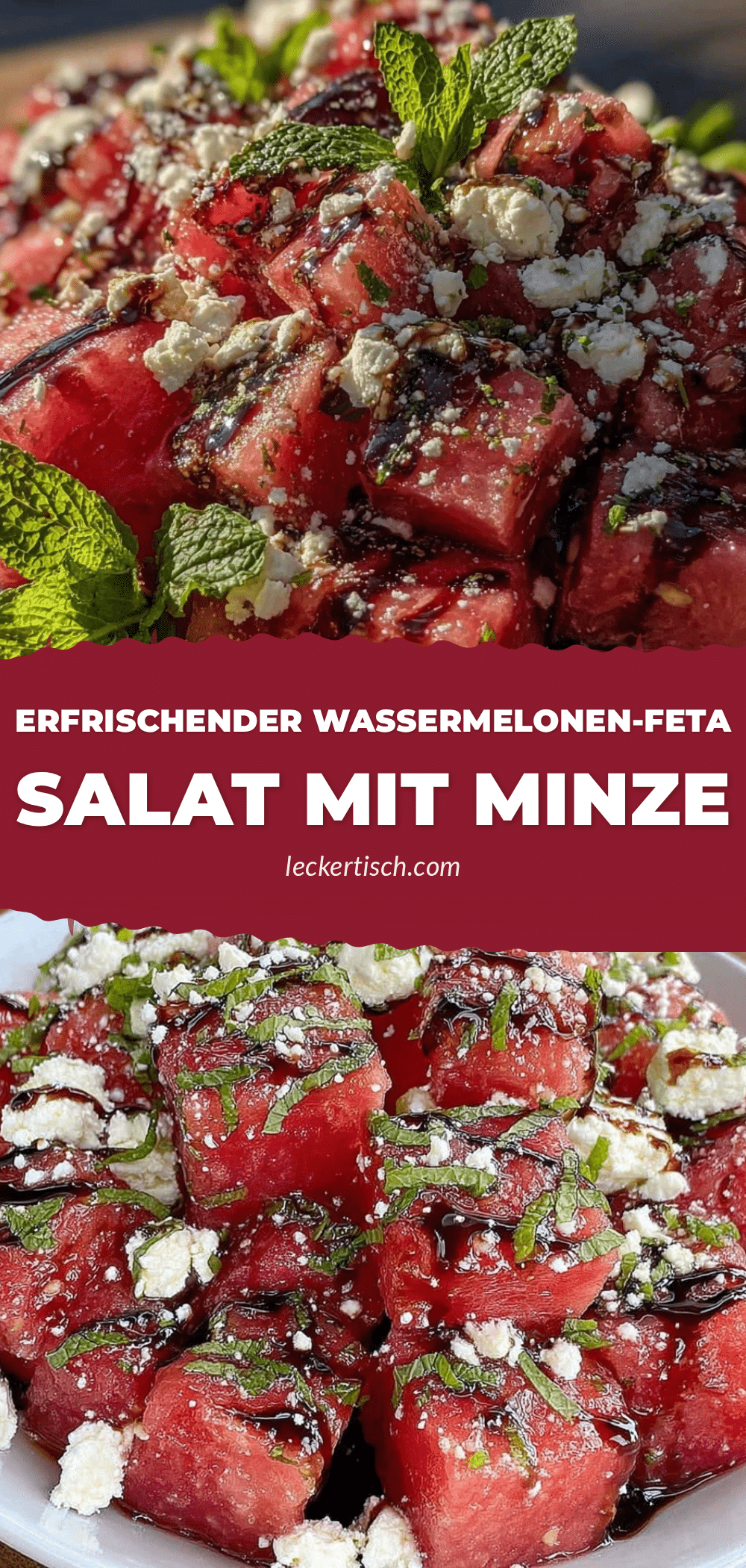 Wassermelonen-Feta-Salat recipe