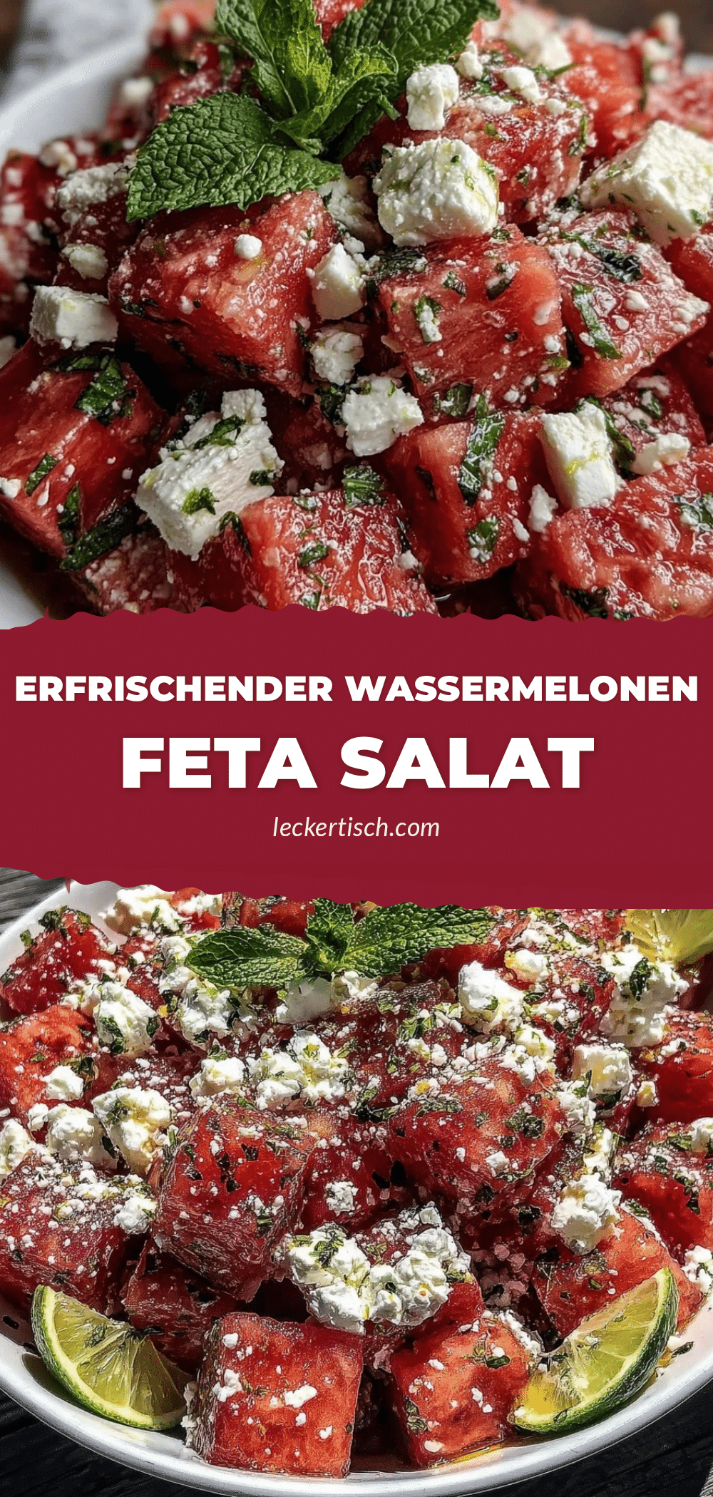 Wassermelonen Feta Salat recipe