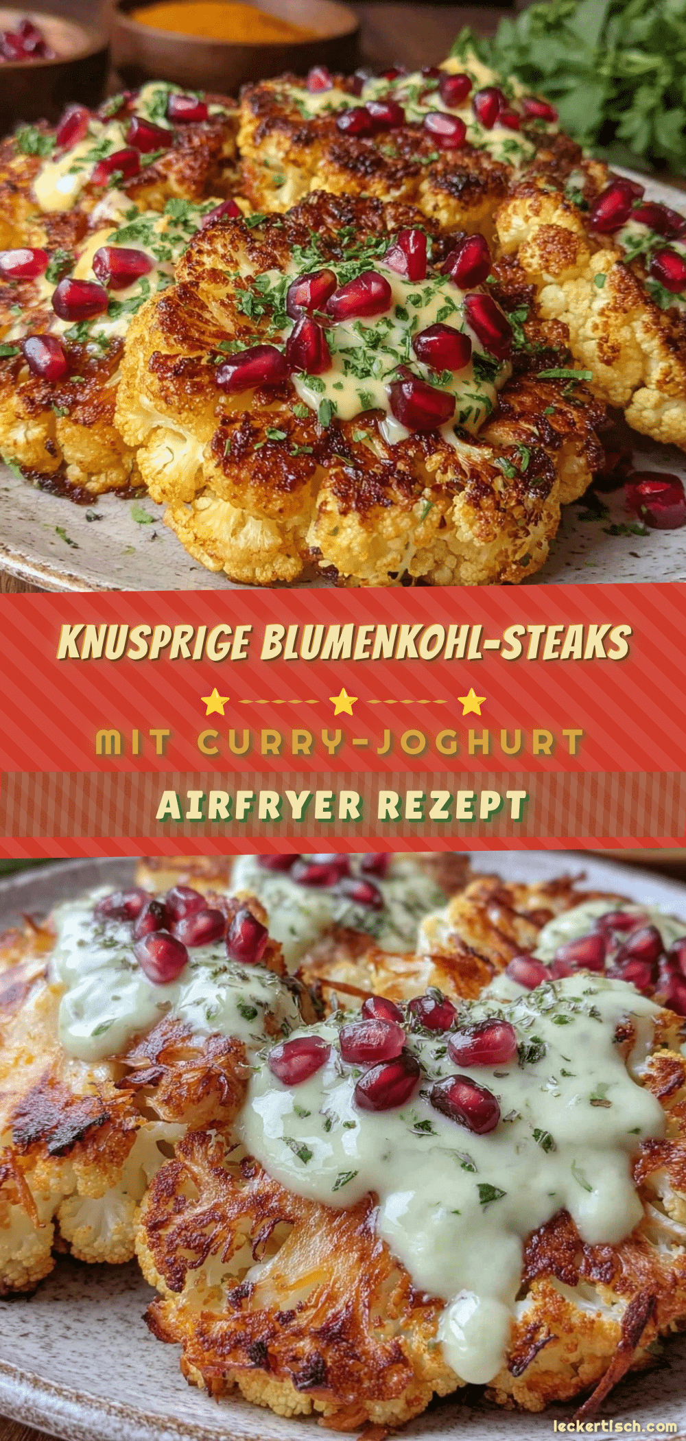 Airfryer Blumenkohl-Steaks recipe