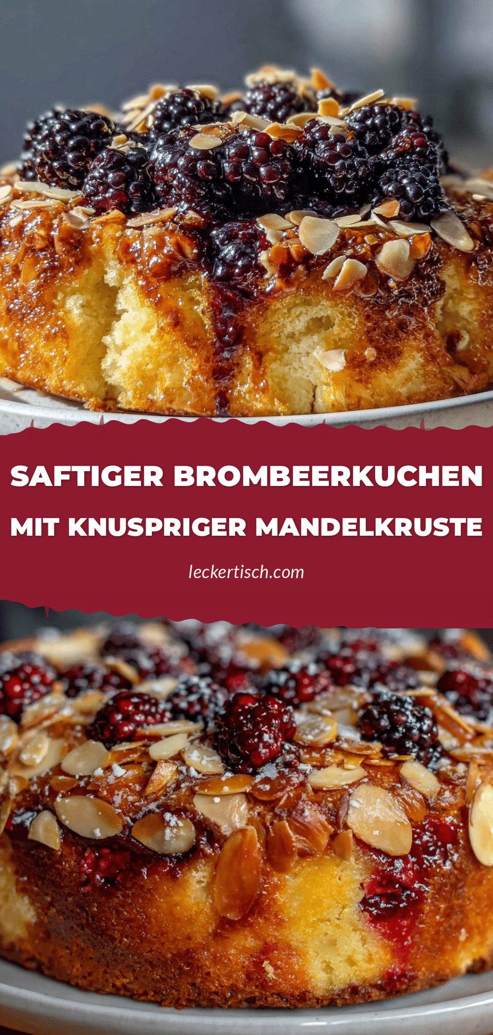 Brombeerkuchen mit Mandelkruste recipe