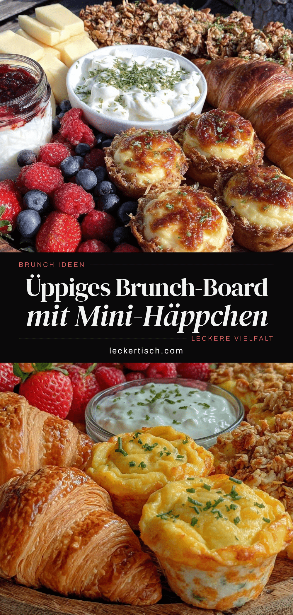 Brunch-Board mit Mini-Häppchen recipe