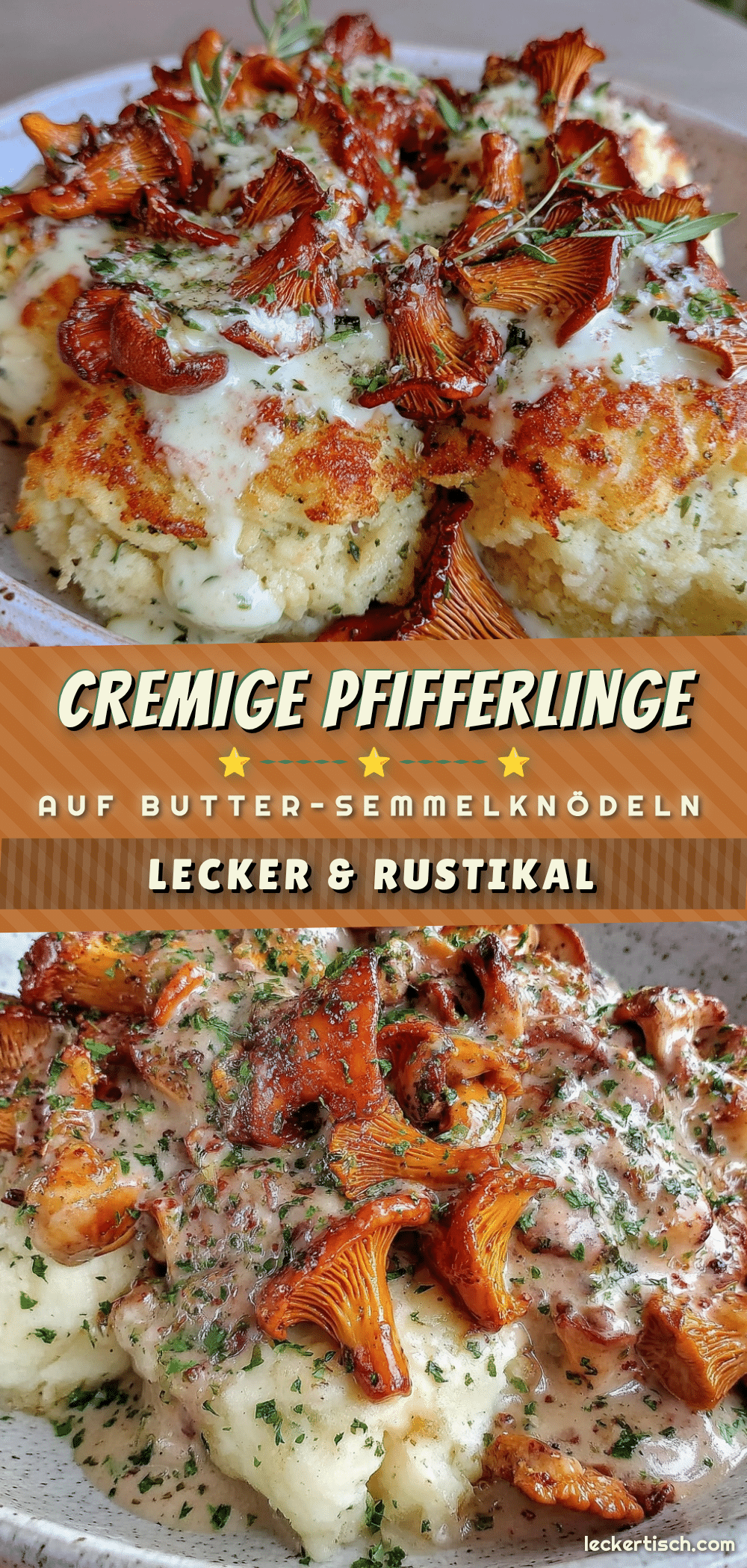 cremige gebratene pfifferlinge mit rahmsauce recipe