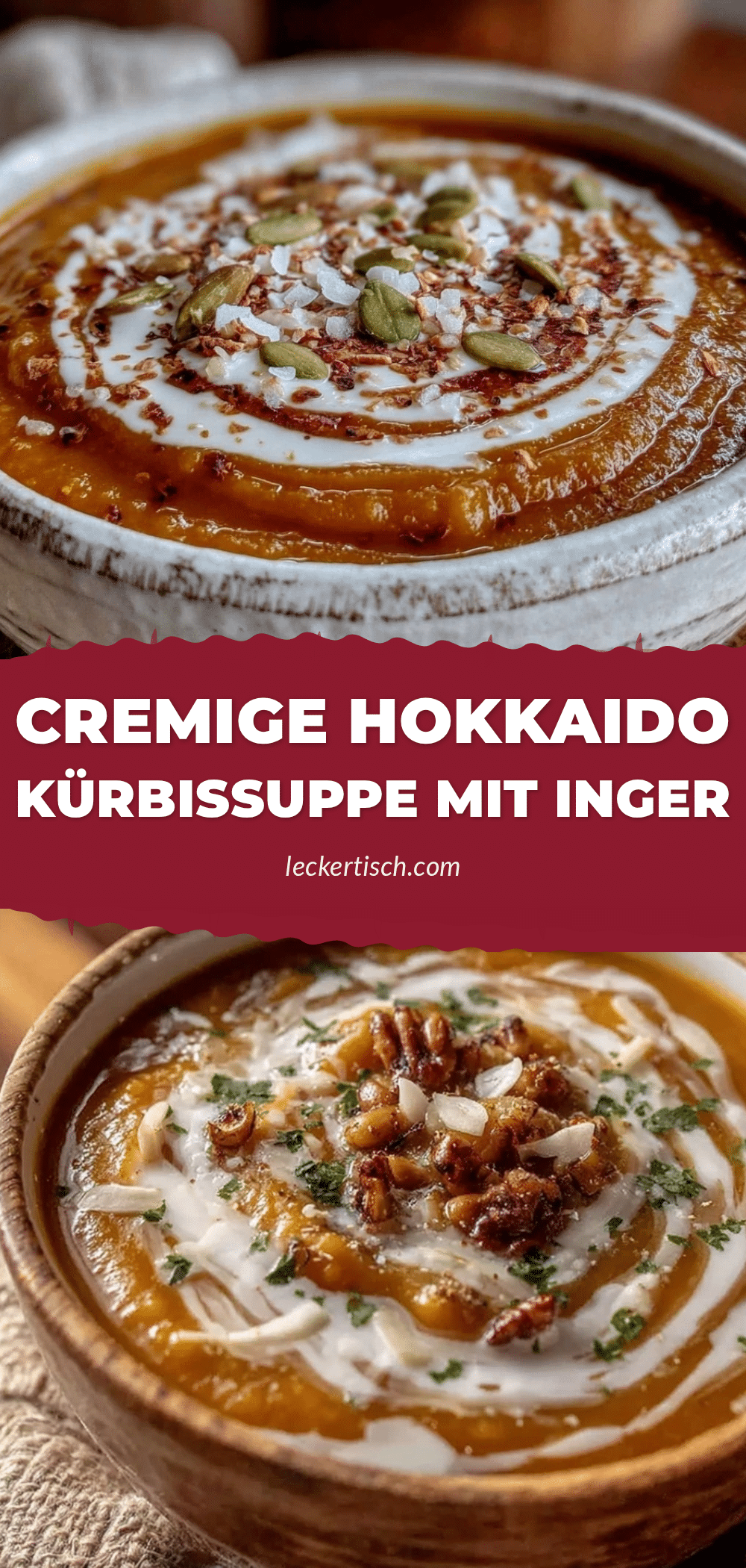 cremige Kürbissuppe recipe