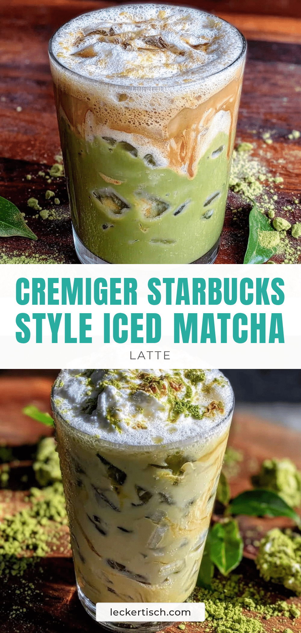 cremiger iced matcha latte recipe