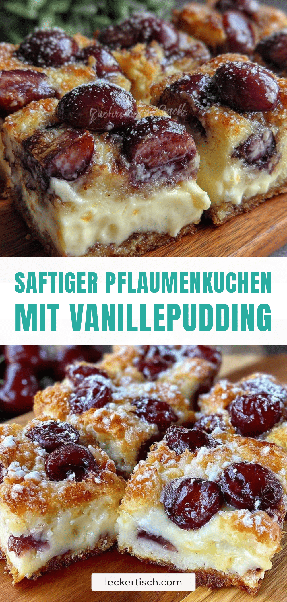 cremiger pflaumenkuchen recipe
