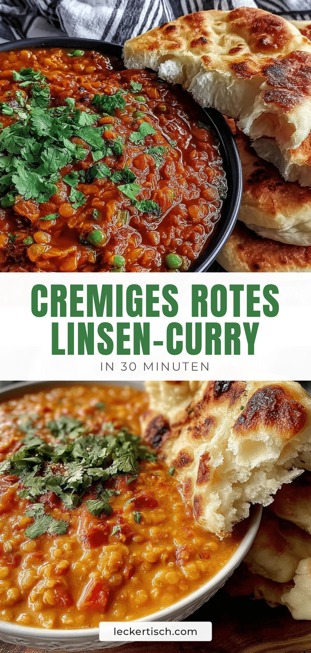 cremiges rotes Linsen-Curry recipe
