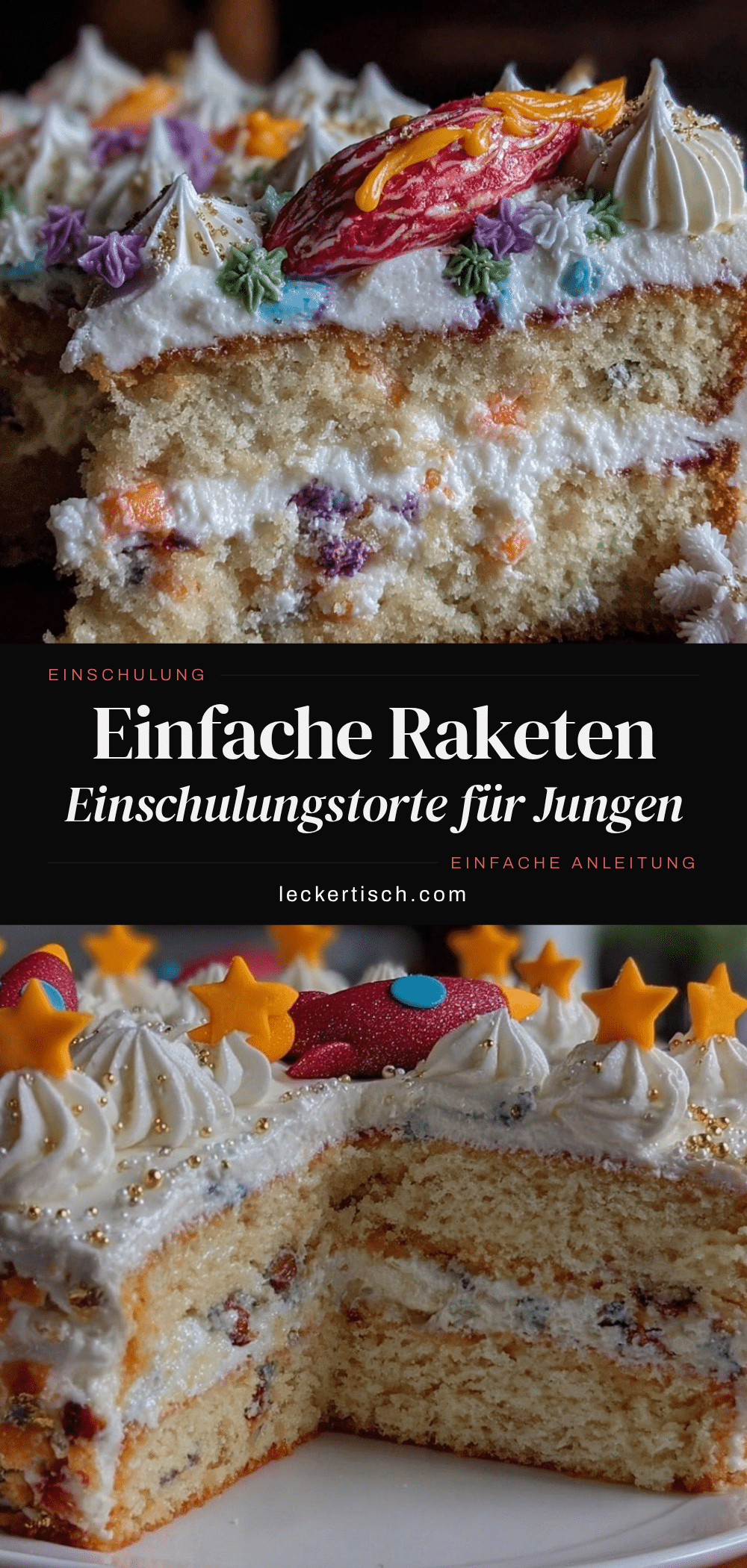 Einschulung Motivtorte recipe