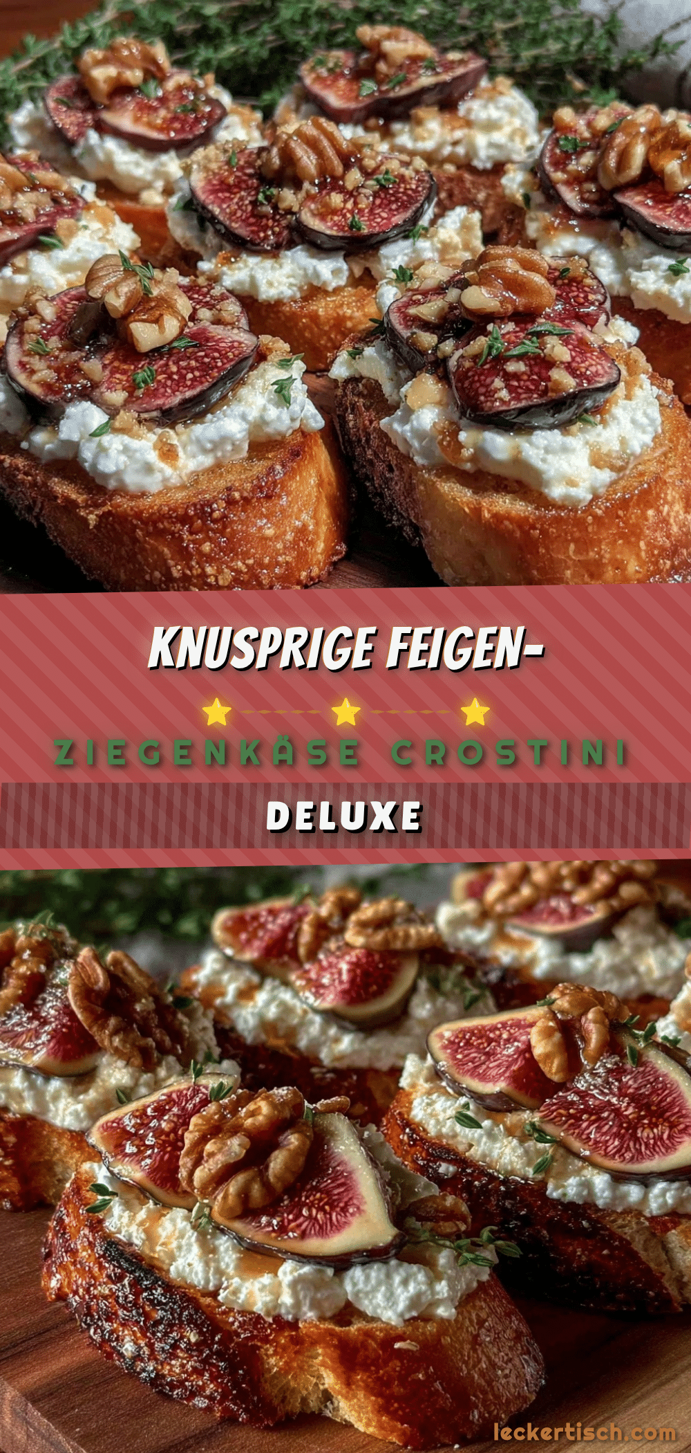 Feigen-Ziegenkäse-Crostini recipe