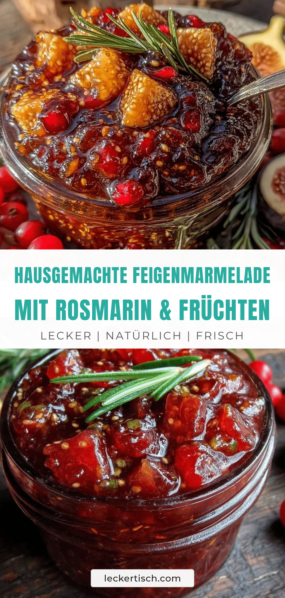 Feigenmarmelade mit Rosmarin recipe