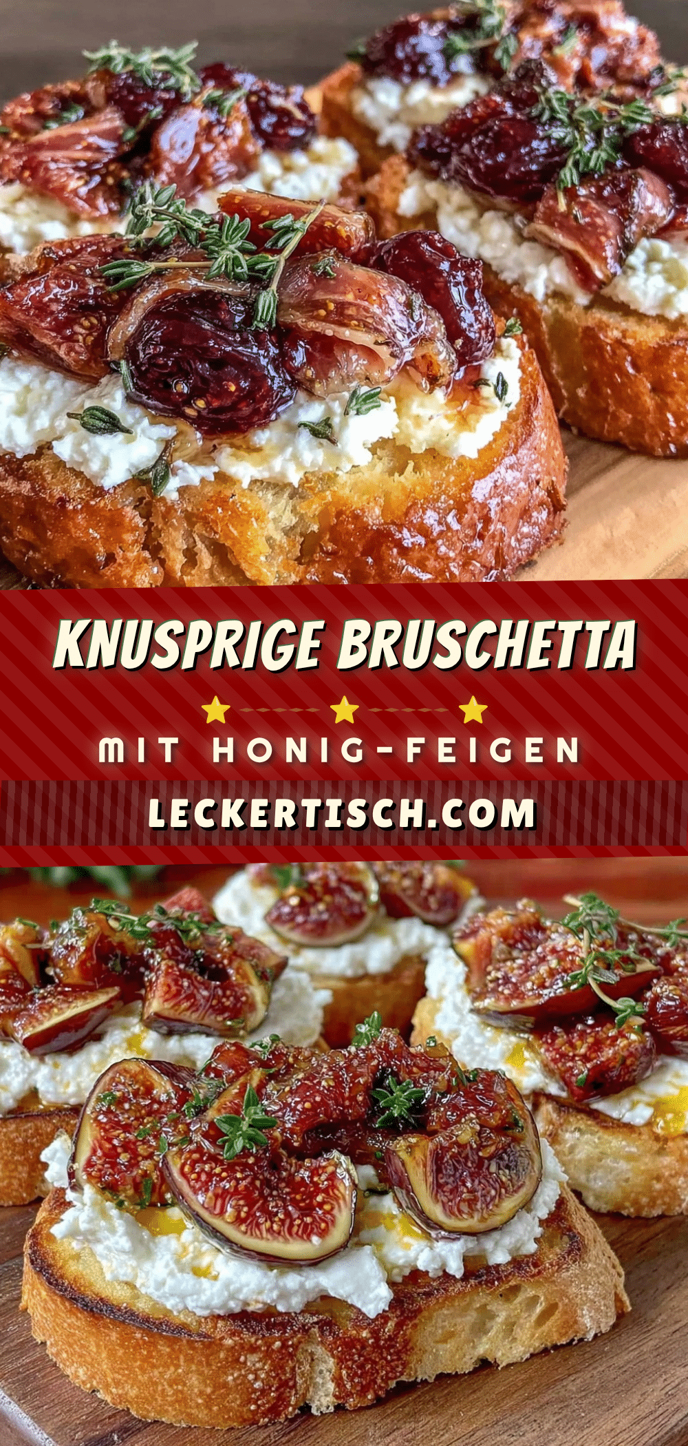 geröstete Feigen Bruschetta recipe