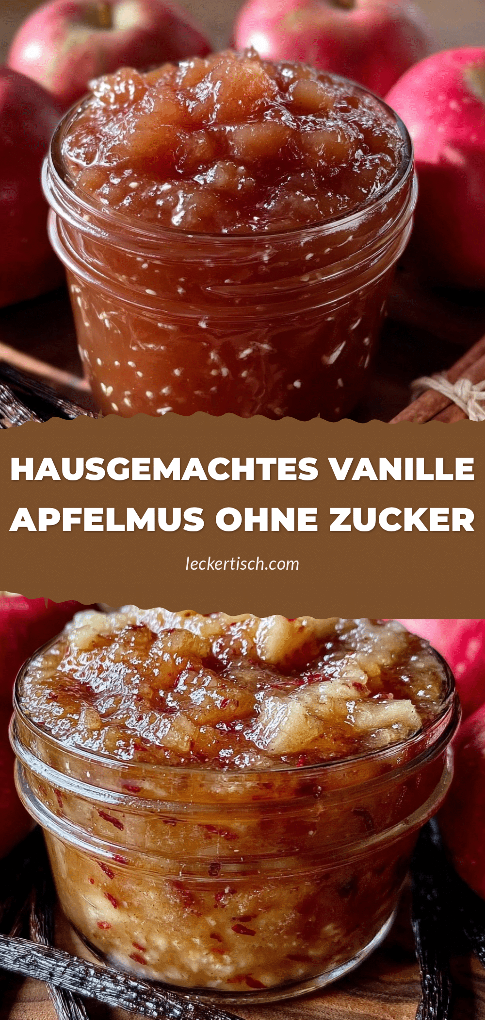 hausgemachtes Apfelmus mit Vanille recipe
