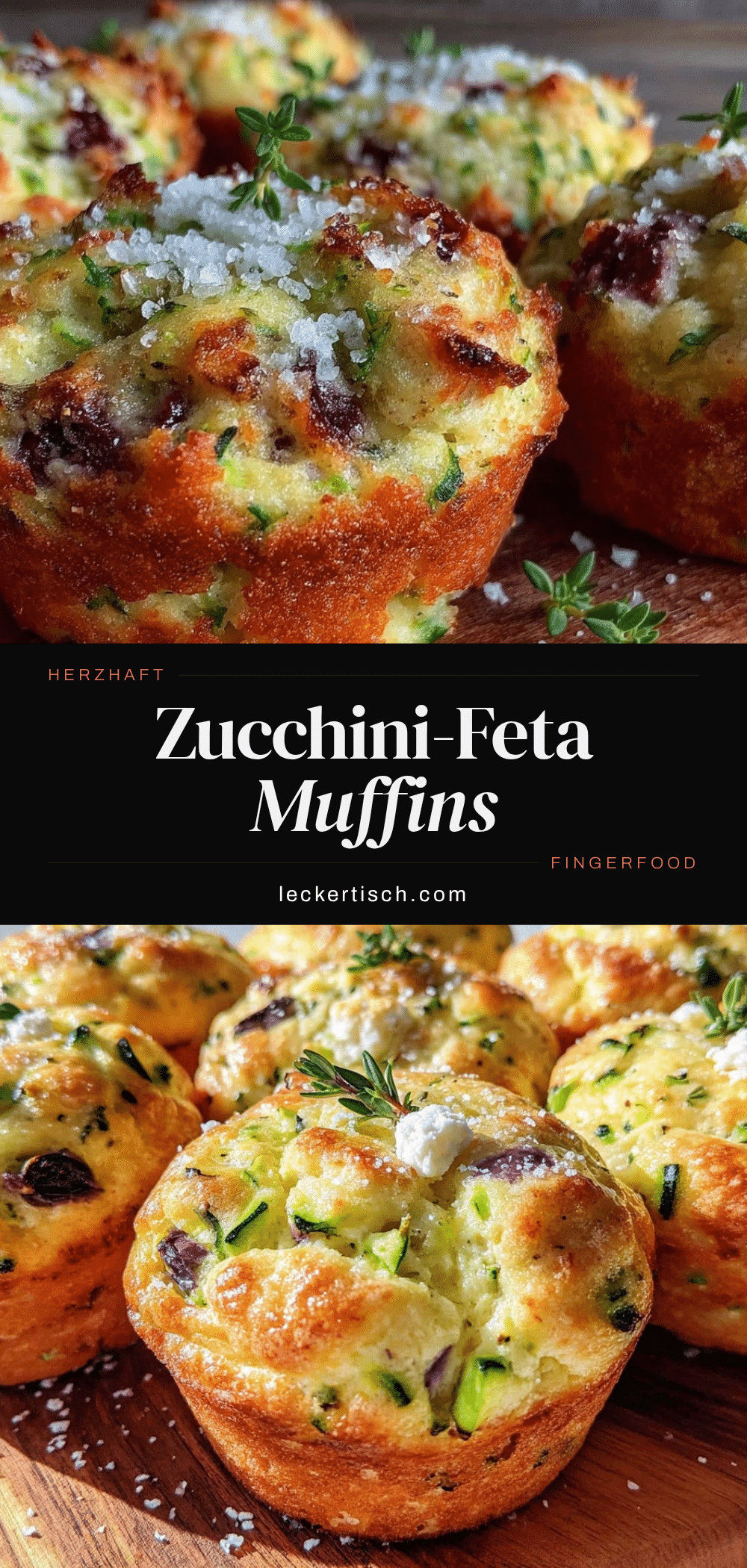 herzhafte Zucchini-Muffins recipe