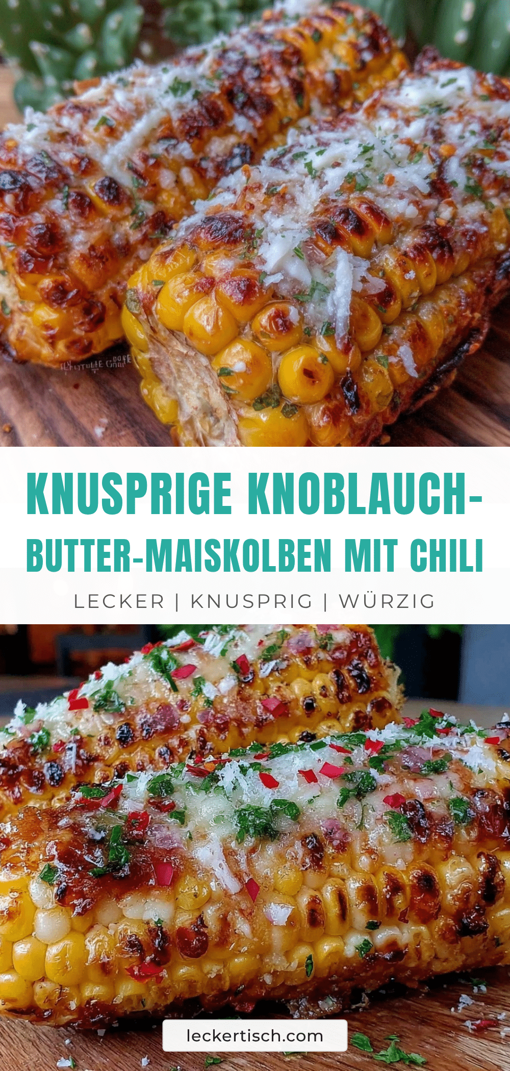 Knoblauch-Butter-Maiskolben vom Grill recipe