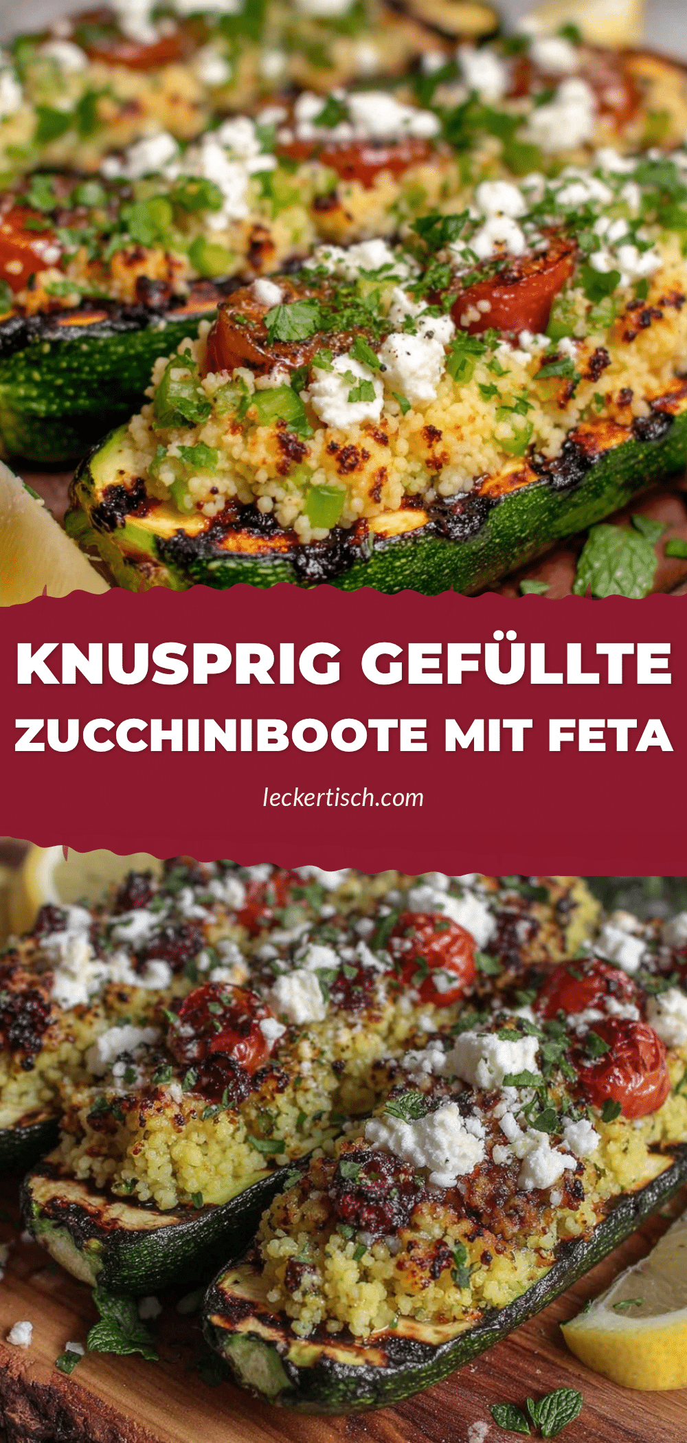 knusprig gefüllte zucchiniboote recipe