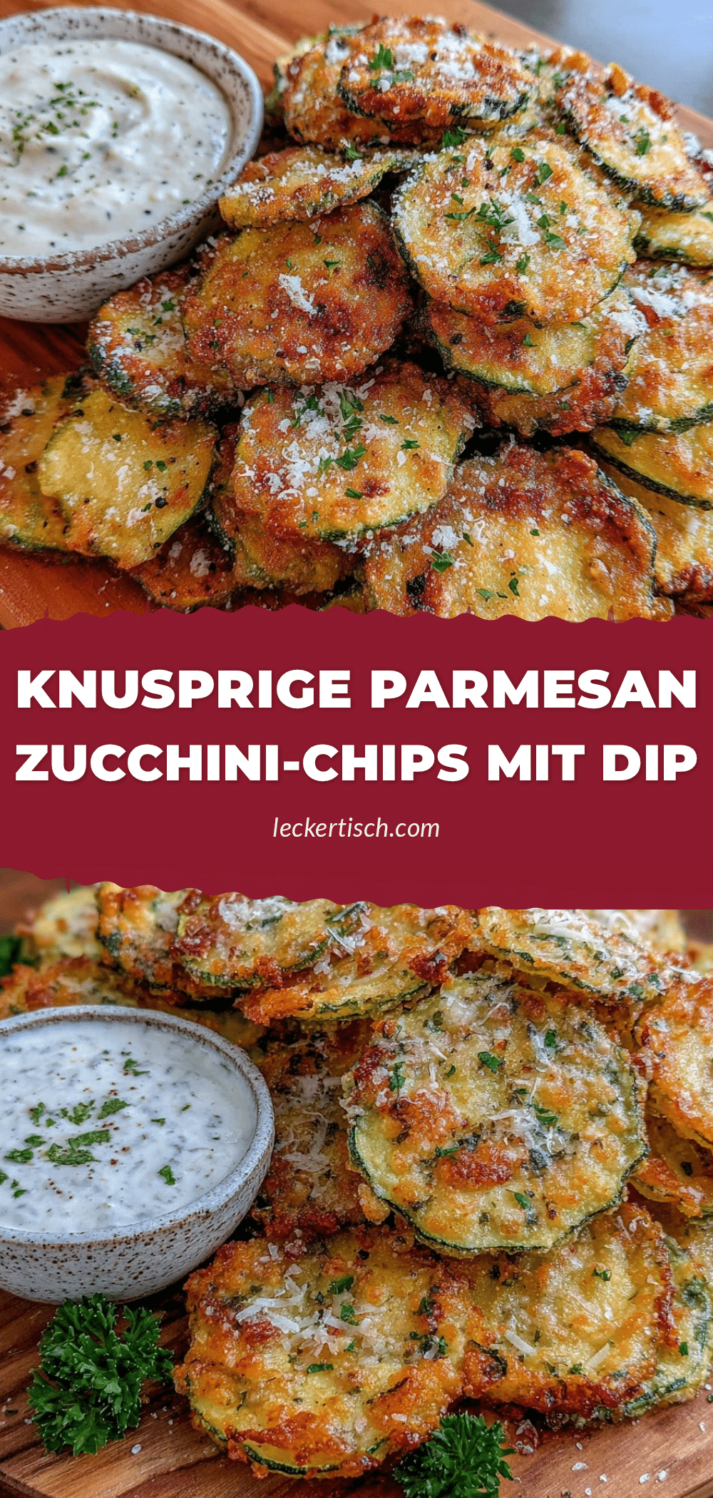 knusprige zucchinichips mit parmesan recipe